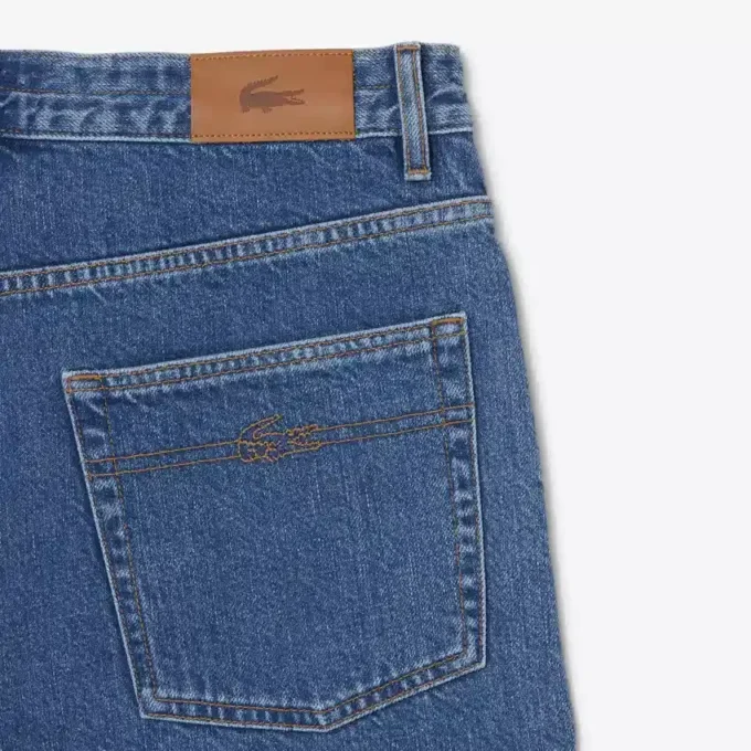 Cotton Denim Shorts
