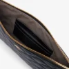 Crocodelle Leather Clutch