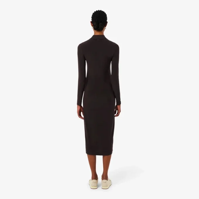 Embroidered Badge Slim Fit Polo Dress