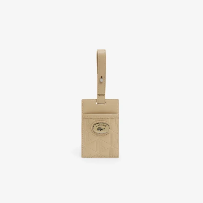 Monogram Leather Tag