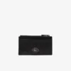 Monogram Leather Zip Card Holder