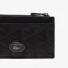 Monogram Leather Zip Card Holder