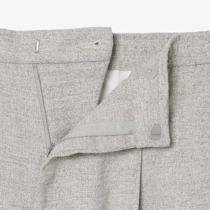 Relaxed Fit Slub Weave Pants