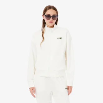 Relaxed Fit Zipped Badge Sweatshirt