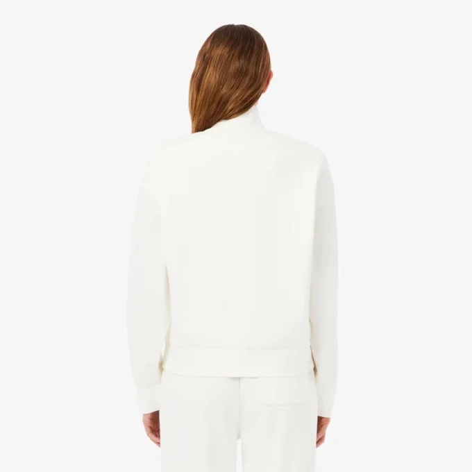 Relaxed Fit Zipped Badge Sweatshirt