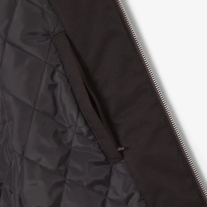Retro Badge Water-Repellent Bomber Jacket