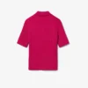 Runway Cable Knit Polo Collar Sweater