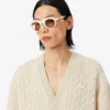 Runway Cashmere Cable Knit Cardigan