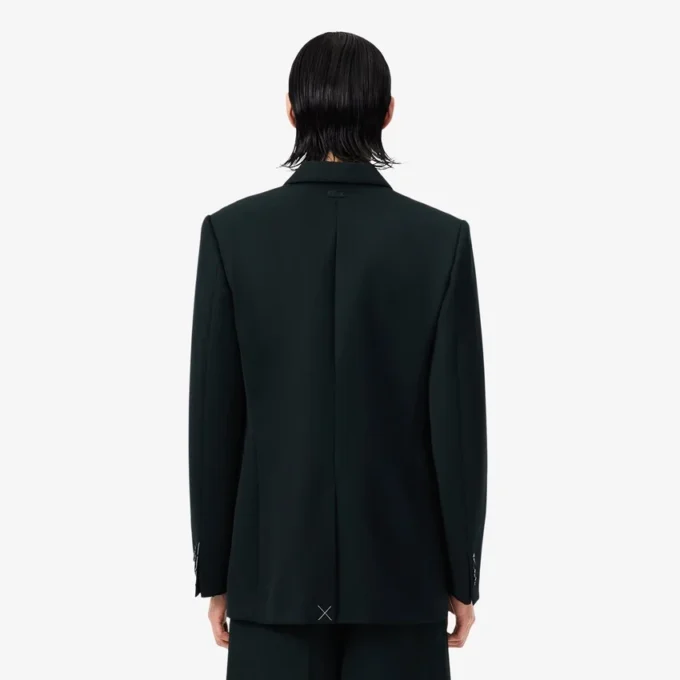 Runway Double Breasted Lightweight Wool Blazer