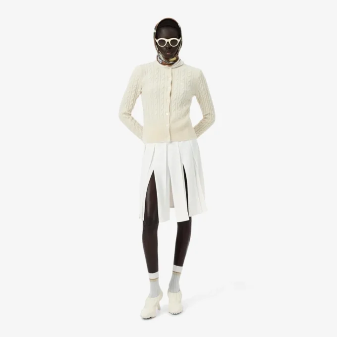 Runway Fluid Pleated Skirt