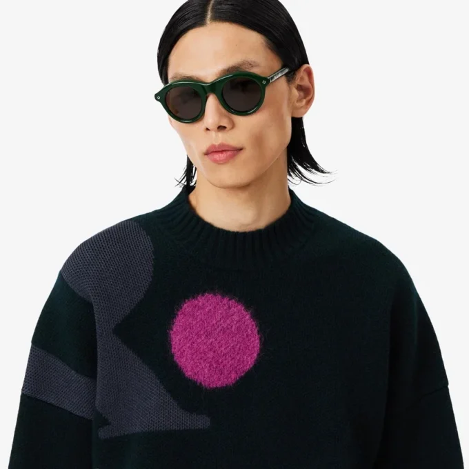 Runway Graphic Jacquard Sweater