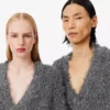 Runway Lurex Knit Cardigan