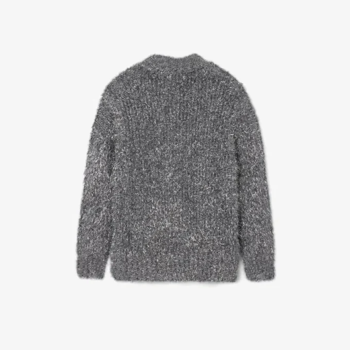 Runway Lurex Knit Cardigan