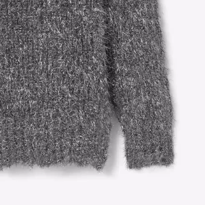 Runway Lurex Knit Cardigan