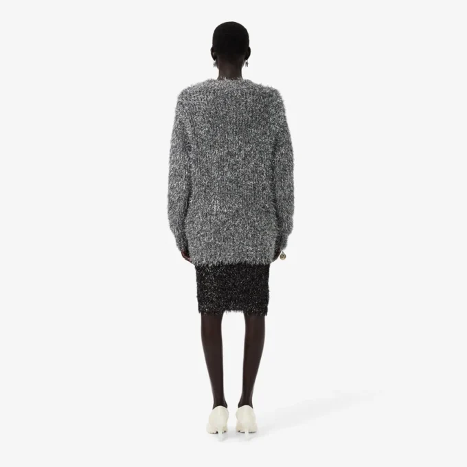 Runway Lurex Knit Skirt