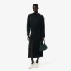 Runway Pleated Polo Maxi Dress