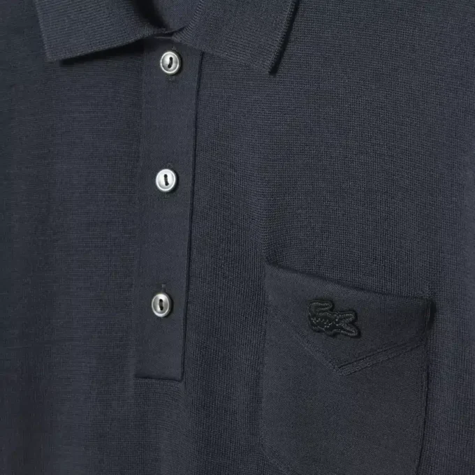 Runway Polo Collar Merino Wool Sweater