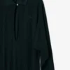 Runway Polo Collar Silk Maxi Dress