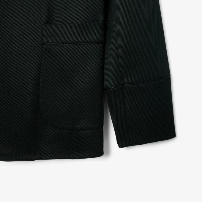 Runway Satin Shawl Neck Blazer