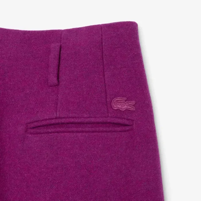 Runway Slub Wool Wide Fit Tailored Pants