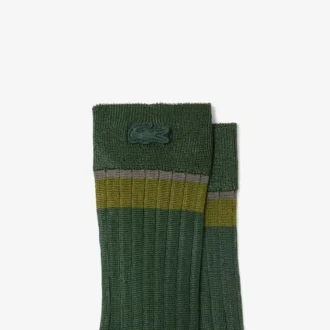 Runway Transparent Ribbed Socks