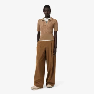 Runway Wide Fit Wool Blend Pants