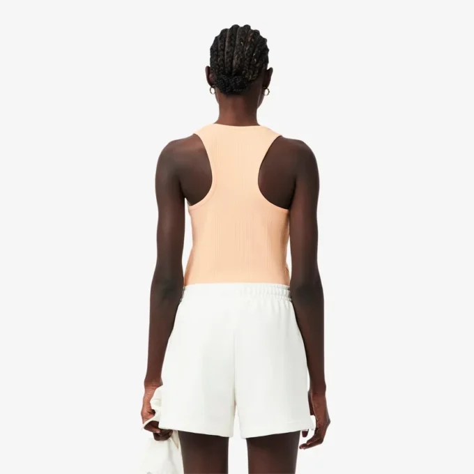 Slim Fit Ribbed Cotton Tank Top