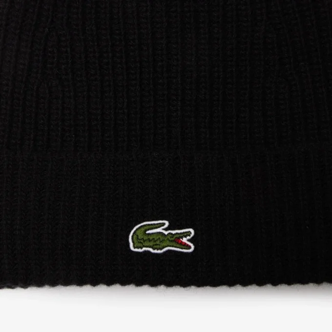 Unisex Rib Knit Wool Beanie